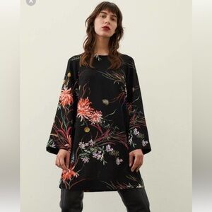 H&M Floral Black Dress